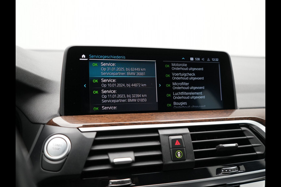 BMW X3 xDrive30e M Sport Plug in Hybrid 293pk Dealer O.H PHEV | Trekhaak Af Fabriek | Head Up |  Adaptive Cruise | Camera | Apple Carplay | Pilot Assist | Blis | Lederen Sportstoelen Memory & Verwarmd | Navigatie | M Sportstuur Verwarmd | Virtual |