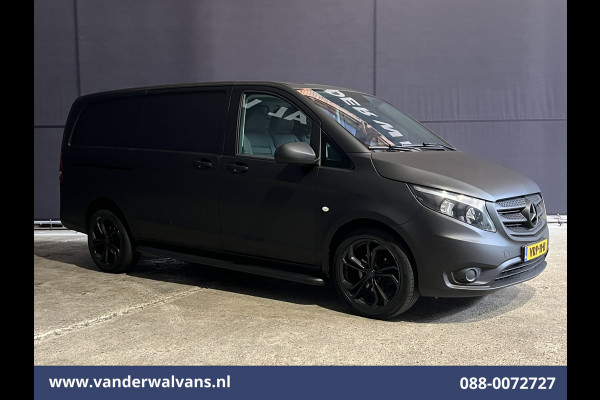 Mercedes-Benz Vito 111 CDI L2H1 *Black-Edition* Euro6 Airco | Camera | Apple Carplay | Android Auto | Leder | Stoelverwarming Cruisecontrol, Bijrijdersbank, Achterklep