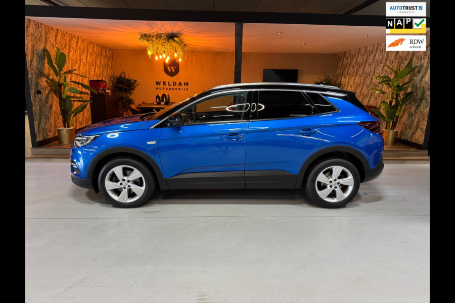 Opel Grandland X 1.6 Turbo Ultimate Garantie Stoelventilatie StuurVW StoelVW Voor/Achter Dodehoek 360 Cruise Navi Clima Rijklaar