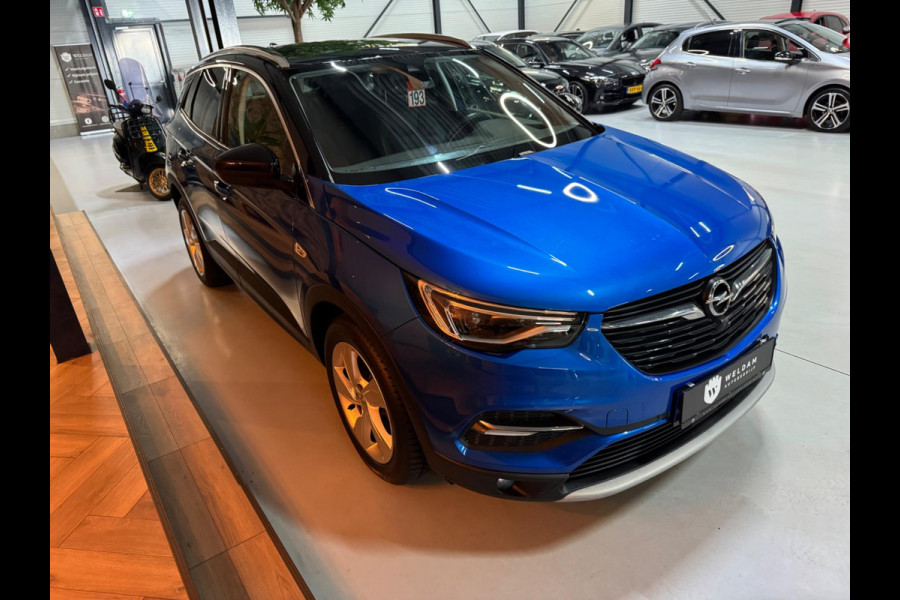 Opel Grandland X 1.6 Turbo Ultimate Garantie Stoelventilatie StuurVW StoelVW Voor/Achter Dodehoek 360 Cruise Navi Clima Rijklaar