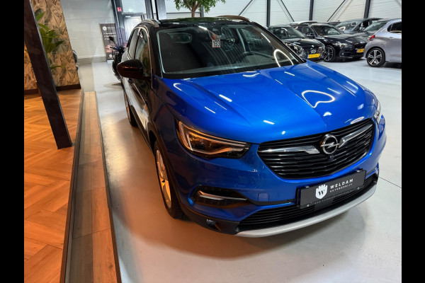 Opel Grandland X 1.6 Turbo Ultimate Garantie Stoelventilatie StuurVW StoelVW Voor/Achter Dodehoek 360 Cruise Navi Clima Rijklaar