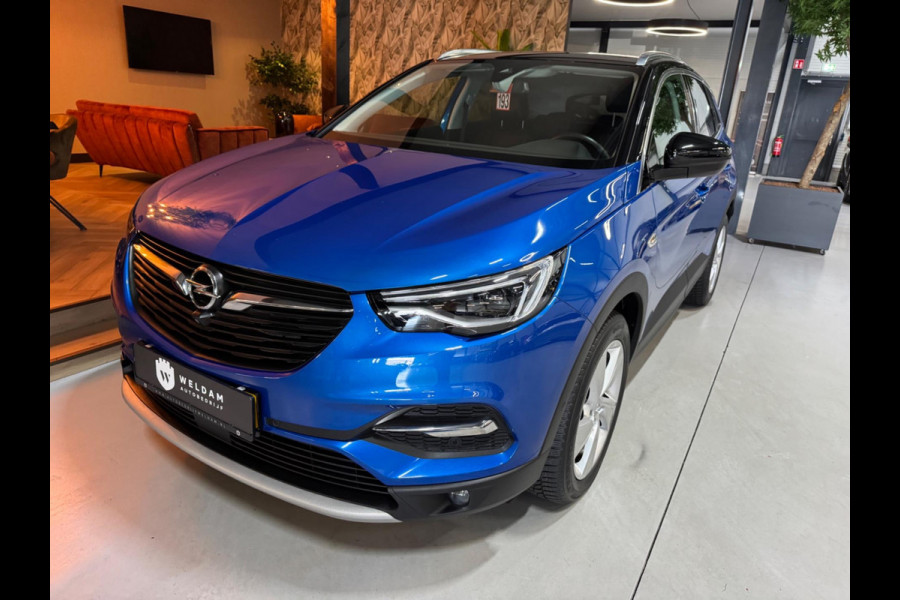 Opel Grandland X 1.6 Turbo Ultimate Garantie Stoelventilatie StuurVW StoelVW Voor/Achter Dodehoek 360 Cruise Navi Clima Rijklaar