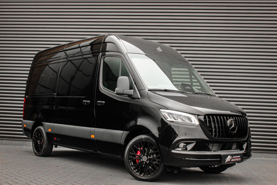 Mercedes-Benz Sprinter 319CDI L2H2 RWD 190PK FULL BLACK JB- EDITION / 3500KG / NEW / DIRECT RIJDEN / NAVIGATIE / PDC / FULL / LED