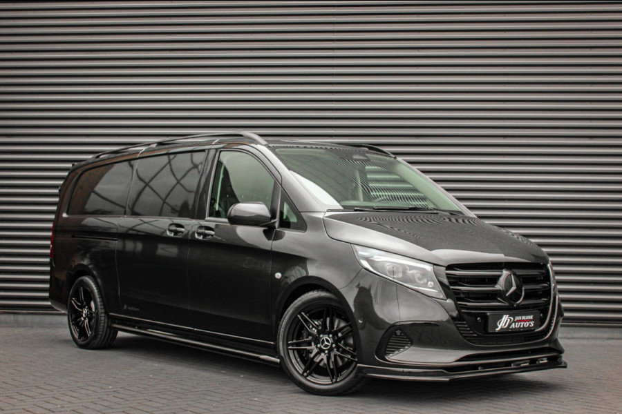 Mercedes-Benz Vito 119 CDI L3 SELECT LANG LEDEREN BEKLEDING / BPM VRIJ / FULL BLACK / VERLAAGD / AMG / APPLE CARPLAY / FULL OPTIE