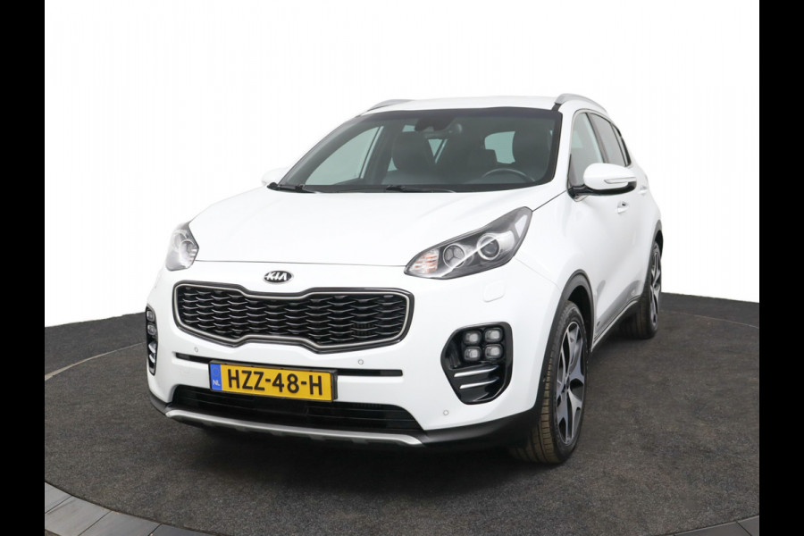 Kia Sportage 1.6 T-GDI 4WD GT-Line PlusLine Airco -  Cruise Control - Climate Control - Dodehoek Detectie - Lederen Bekleding - Navigatie - Stoel/Stuur Verwarming - 12 Maanden BOVAG Garantie