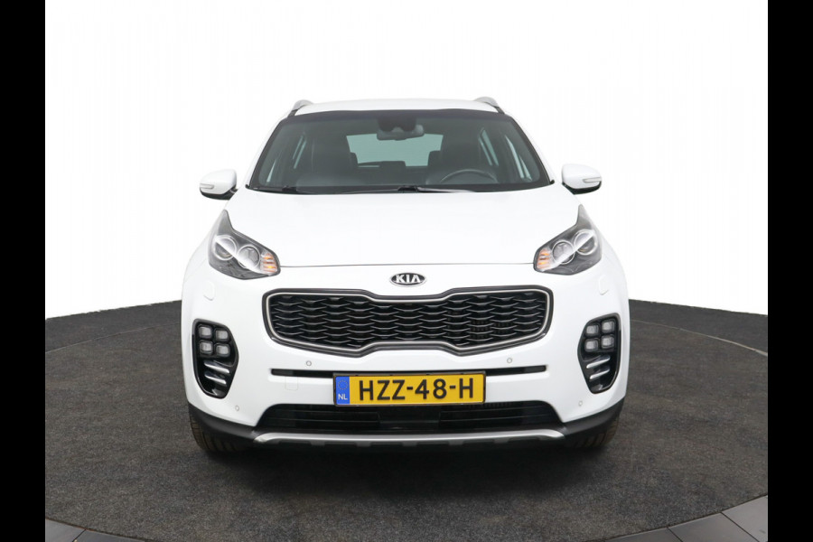 Kia Sportage 1.6 T-GDI 4WD GT-Line PlusLine Airco -  Cruise Control - Climate Control - Dodehoek Detectie - Lederen Bekleding - Navigatie - Stoel/Stuur Verwarming - 12 Maanden BOVAG Garantie