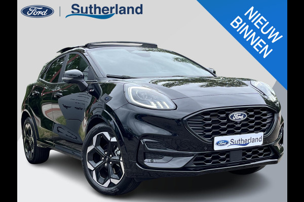 Ford Puma 1.0 EcoBoost Hybrid ST-Line X 155pk Automaat | Panoramadak | Afneembare trekhaak | Winter Pack | Adaptive cruise control | 360 graden camera | Bang&Olufsen | Elektrsiche achterklep | Matrix LED