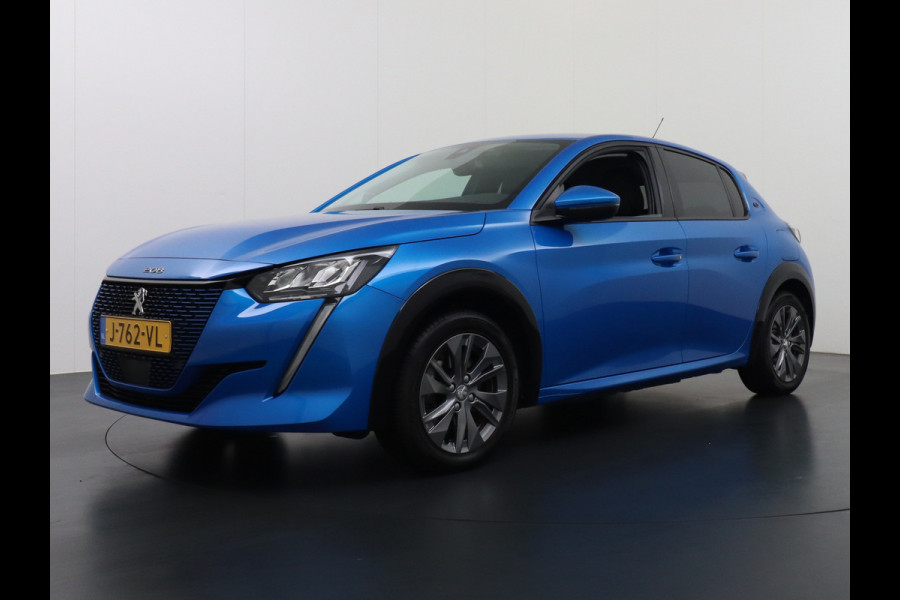 Peugeot e-208 EV 50kWh Adaptive-Cruise Apple Carplay Android Cruise Keyless Led PDC Allure Dab Lmv 16" Bluetooth Regensensor Rijstrooksensor Verkeersbord detectie