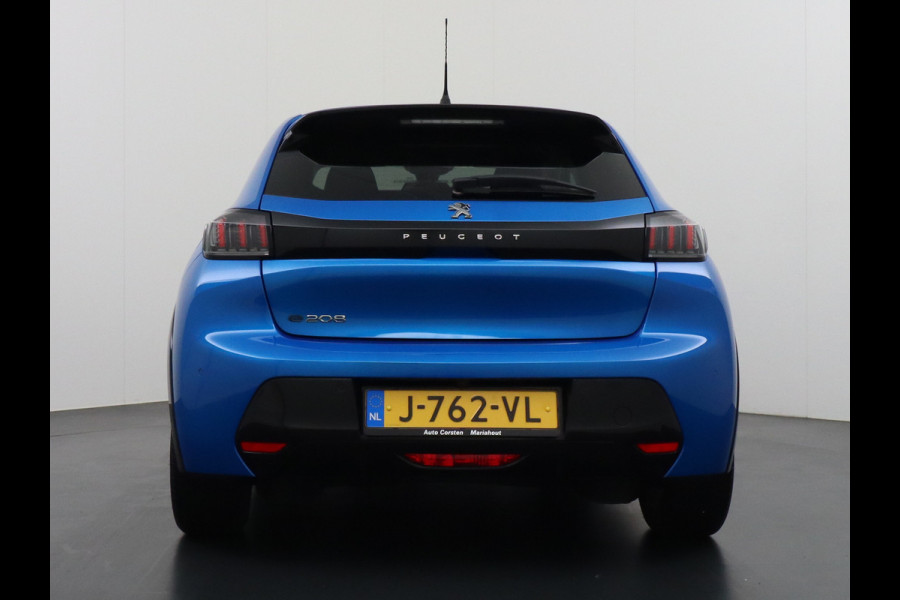 Peugeot e-208 EV 50kWh Adaptive-Cruise Apple Carplay Android Cruise Keyless Led PDC Allure Dab Lmv 16" Bluetooth Regensensor Rijstrooksensor Verkeersbord detectie