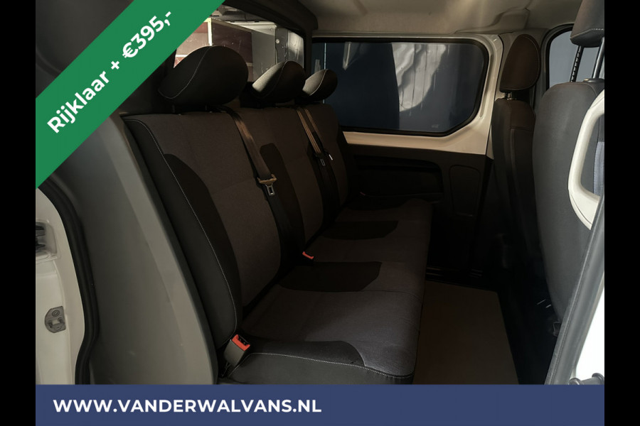Opel Vivaro 1.6 CDTI 122pk L2H1 *Rijklaar Direct Rijden* Dubbele Cabine Euro6 Airco | Trekhaak | LED | 5-Zits Cruisecontrol, Inrichting, Bluetooh-telefonie