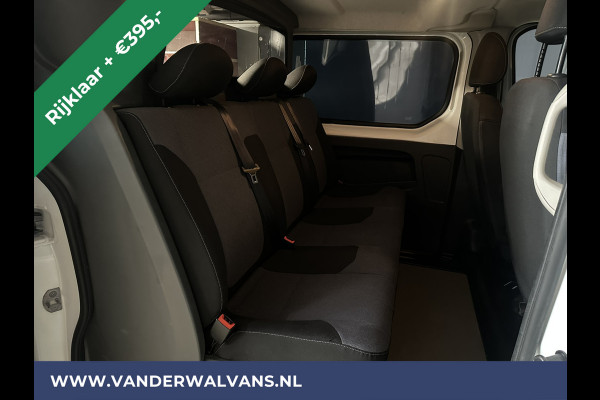 Opel Vivaro 1.6 CDTI 122pk L2H1 *Rijklaar Direct Rijden* Dubbele Cabine Euro6 Airco | Trekhaak | LED | 5-Zits Cruisecontrol, Inrichting, Bluetooh-telefonie