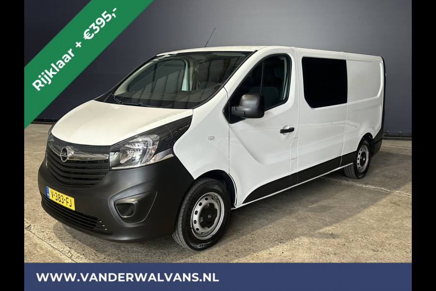 Opel Vivaro 1.6 CDTI 122pk L2H1 *Rijklaar Direct Rijden* Dubbele Cabine Euro6 Airco | Trekhaak | LED | 5-Zits Cruisecontrol, Inrichting, Bluetooh-telefonie