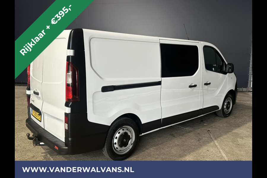 Opel Vivaro 1.6 CDTI 122pk L2H1 *Rijklaar Direct Rijden* Dubbele Cabine Euro6 Airco | Trekhaak | LED | 5-Zits Cruisecontrol, Inrichting, Bluetooh-telefonie