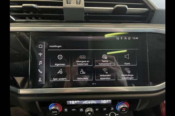 Audi Q3 35 TFSI S Line S-Tronic Aut. Panoramadak Climate control Adaptive Cruise Control Navi Full LED Trekhaak PDC VA+ Camera Carplay