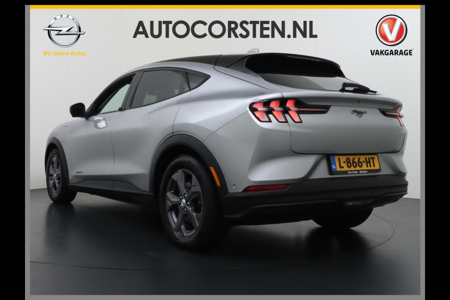 Ford Mustang Mach-E RWD 75 kWh Leer (semi-)Autopilot Navi 360-Topview-Camera Adaptive-Cruise-Control Apple Carplay Bang&Olufsen B&O 18" Elekt DAB Lane-Assist Keyless-go Autonomous Emergency Braking ESP ASR Verkeersbordherkenning Vermoeidheidsherkenning Dodehoek-Detector