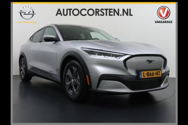 Ford Mustang Mach-E RWD 75 kWh Leer (semi-)Autopilot Navi 360-Topview-Camera Adaptive-Cruise-Control Apple Carplay Bang&Olufsen B&O 18" Elekt DAB Lane-Assist Keyless-go Autonomous Emergency Braking ESP ASR Verkeersbordherkenning Vermoeidheidsherkenning Dodehoek-Detector
