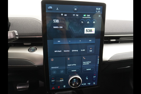 Ford Mustang Mach-E RWD 75 kWh Leer (semi-)Autopilot Navi 360-Topview-Camera Adaptive-Cruise-Control Apple Carplay Bang&Olufsen B&O 18" Elekt DAB Lane-Assist Keyless-go Autonomous Emergency Braking ESP ASR Verkeersbordherkenning Vermoeidheidsherkenning Dodehoek-Detector