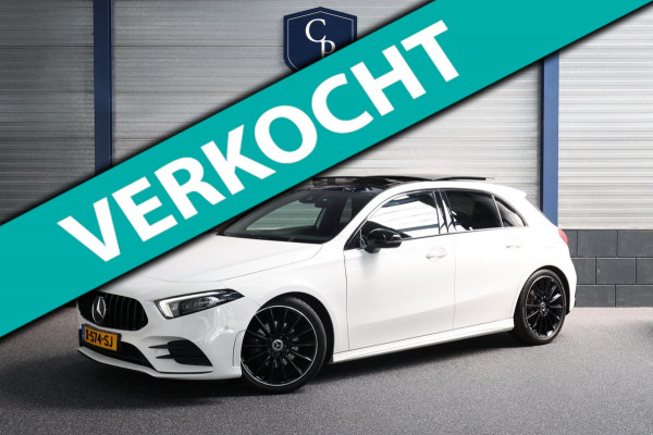 Mercedes-Benz A-Klasse 200 AMG Line LED/SFEER/PANORAMADAK/HALF LEER+S.VERWARMING+MEMORY/CAM/LINE/ACC/ECC/12 MDN GARANTIE!
