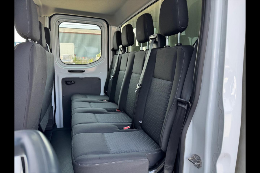 Ford Transit 350 2.0 TDCI L2H1 DC 4WD | Huif | CarPlay | Navi | Cruise | 7-persoons | Vierwielaandrijving | Airco | AWD 4x4