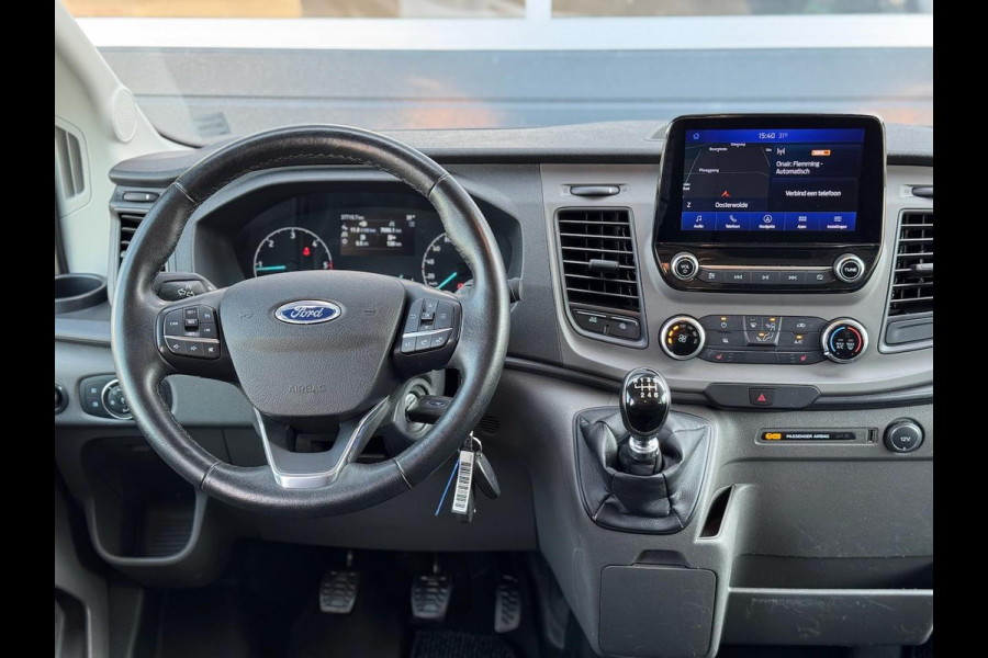 Ford Transit 350 2.0 TDCI L2H1 DC 4WD | Huif | CarPlay | Navi | Cruise | 7-persoons | Vierwielaandrijving | Airco | AWD 4x4