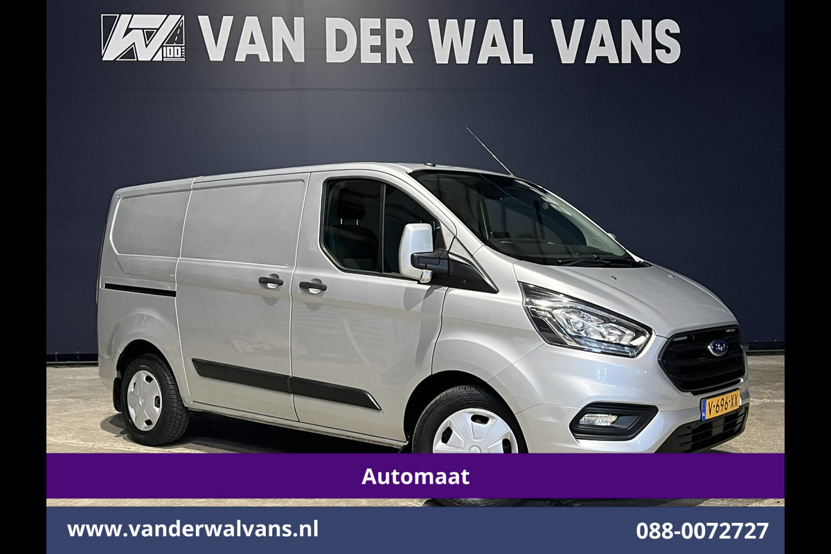 Ford Transit Custom 2.0 TDCI 131pk Automaat L1H1 Euro6 Airco | Camera | Navigatie | LED | Apple Carplay | Android Auto Cruisecontrol, Stoelverwarming, Trekhaak, Parkeersensoren, Achterklep