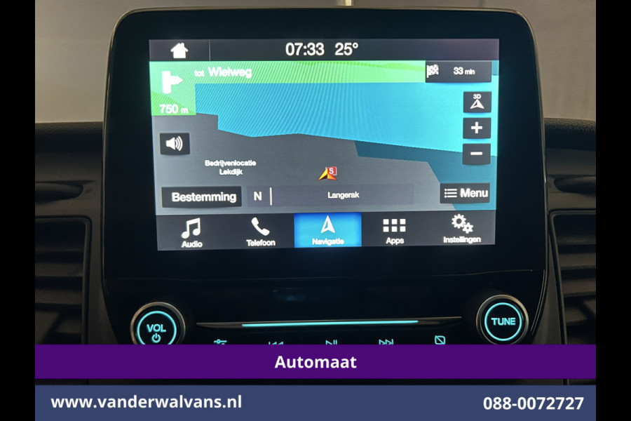 Ford Transit Custom 2.0 TDCI 131pk Automaat L1H1 Euro6 Airco | Camera | Navigatie | LED | Apple Carplay | Android Auto Cruisecontrol, Stoelverwarming, Trekhaak, Parkeersensoren, Achterklep