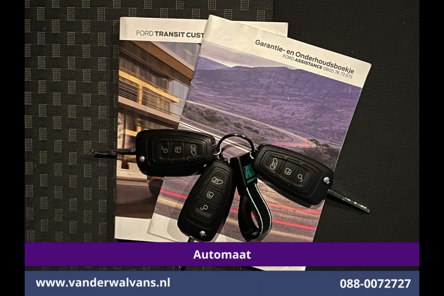Ford Transit Custom 2.0 TDCI 131pk Automaat L1H1 Euro6 Airco | Camera | Navigatie | LED | Apple Carplay | Android Auto Cruisecontrol, Stoelverwarming, Trekhaak, Parkeersensoren, Achterklep
