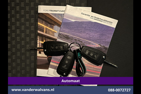Ford Transit Custom 2.0 TDCI 131pk Automaat L1H1 Euro6 Airco | Camera | Navigatie | LED | Apple Carplay | Android Auto Cruisecontrol, Stoelverwarming, Trekhaak, Parkeersensoren, Achterklep