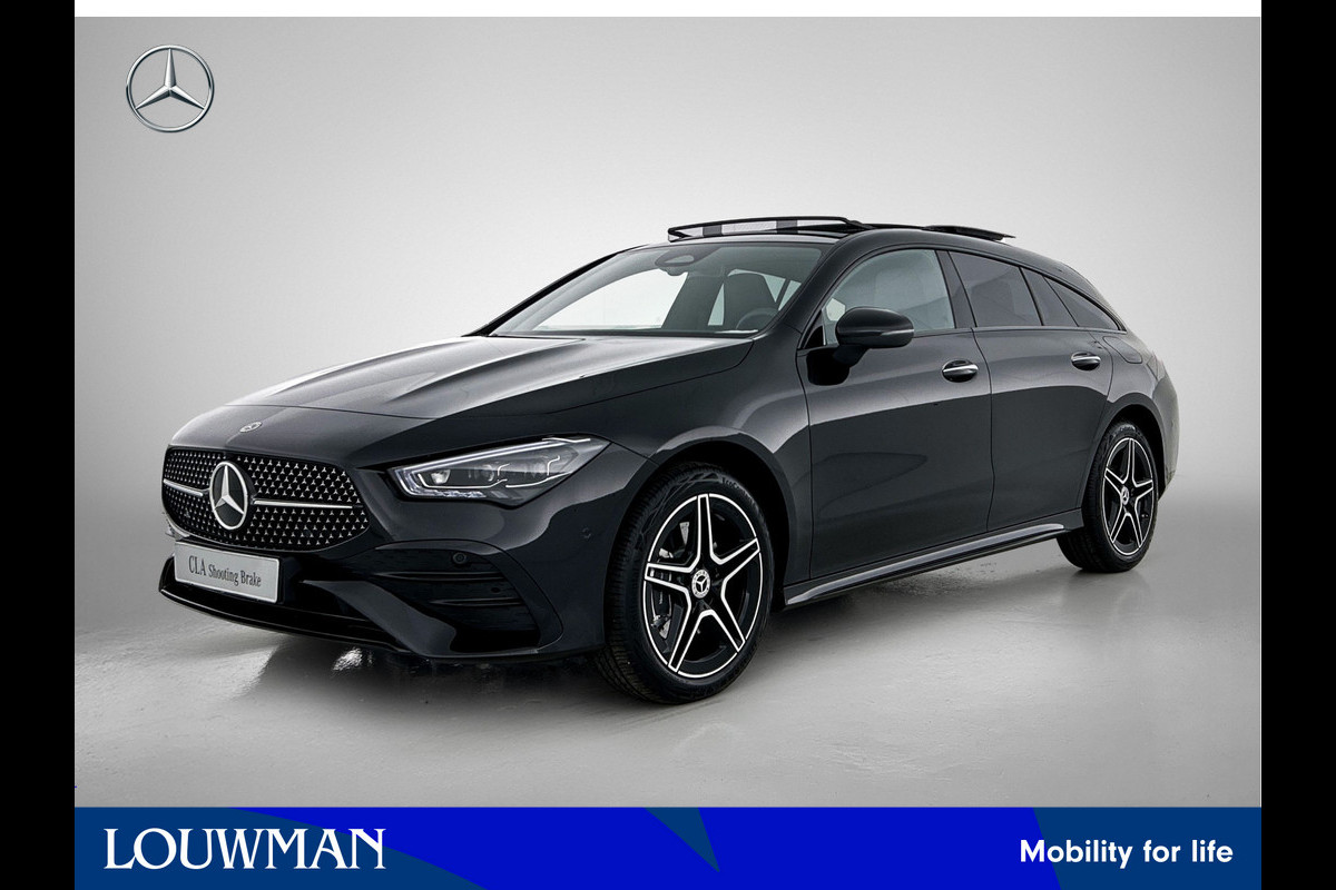 Mercedes-Benz CLA-Klasse Shooting Brake 250 e Star Edition AMG Line | Nightpakket | KEYLESS-GO | Parkeerpakket met achteruitrijcamera | EASY PACK achterklep | Dodehoekassistent | MULTIBEAM LED | Distronic | Sfeerverlichting | Verwarmde stoelen vooraan | Mercedes-Benz CLA-Klasse Shooting Brake 250 e Star Edition AMG Line | Nightpakket | KEYLESS-GO | Parkeerpakket met achteruitrijcamera | EASY PACK achterklep | Dodehoekassistent | MULTIBEAM LED | Distronic | Sfeerverlichting | Verwarmde stoelen vooraan |