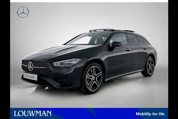 Mercedes-Benz CLA-Klasse Shooting Brake 250 e Star Edition AMG Line | Nightpakket | KEYLESS-GO | Parkeerpakket met achteruitrijcamera | 	EASY PACK achterklep | Dodehoekassistent | MULTIBEAM LED | Zitcomfortpakket | Sfeerverlichting | Verwarmde stoelen vooraan |