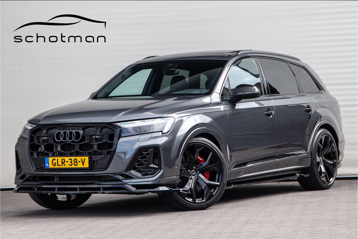 Audi Q7 60 TFSI e quattro Competition Facelift 4Wielsturing, Carbon, Pano, 490pk