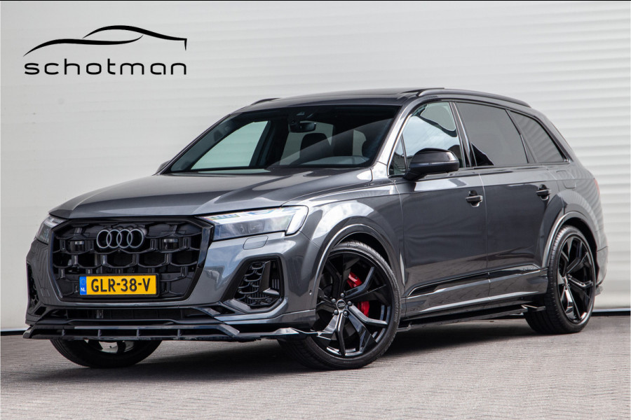 Audi Q7 60 TFSI e quattro Competition Facelift 4Wielsturing, Carbon, Pano, 490pk