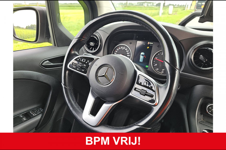 Mercedes-Benz Citan 110 CDI L2 3-Zits Mbux + Navi LED Automaat Airco Trekhaak Camera Pdc Euro6 1e Eigenaar Bumpers-Kleur!