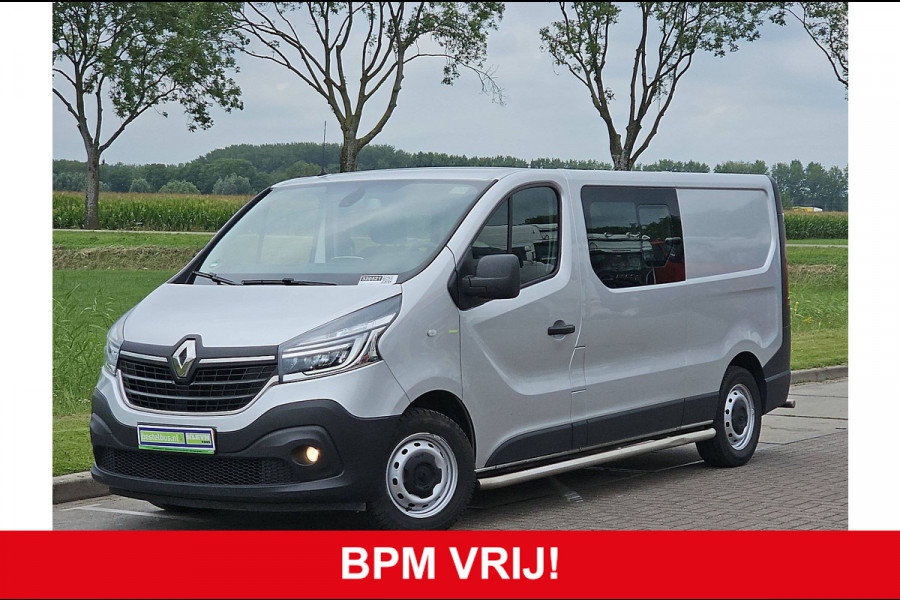 Renault Trafic 2.0 dCi 145 T29 L2H1 DC Comfort Airco Automaat Navi Sidebars Euro6 145Pk NAP 1e Eigenaar!