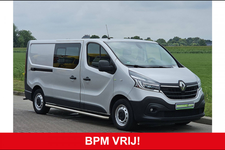 Renault Trafic 2.0 dCi 145 T29 L2H1 DC Comfort Airco Automaat Navi Sidebars Euro6 145Pk NAP 1e Eigenaar!