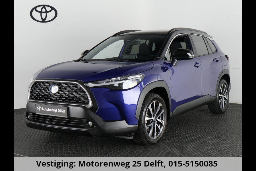 Toyota Corolla Cross HYBRID 200 STYLE-PACK BI-TONE PANORAMADAK 1e EIG.BIJNA 2024.GARANTIE 10-2033.BSM.PDC V+A. STUUR+STOELVERWARMING.ETC ETC