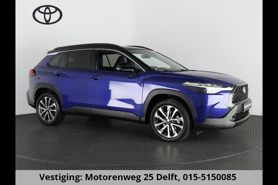 Toyota Corolla Cross HYBRID 200 STYLE-PACK BI-TONE PANORAMADAK 1e EIG.BIJNA 2024.GARANTIE 10-2033.BSM.PDC V+A. STUUR+STOELVERWARMING.ETC ETC