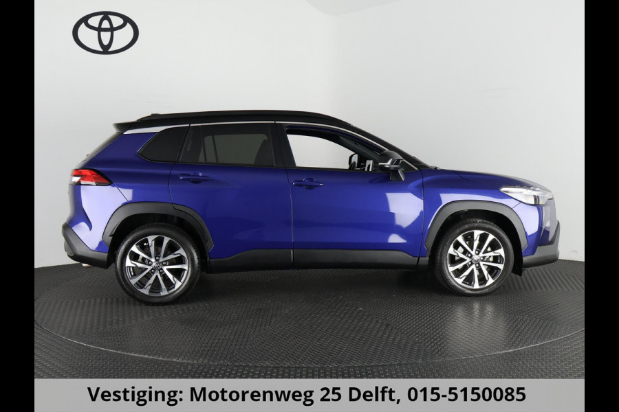 Toyota Corolla Cross HYBRID 200 STYLE-PACK BI-TONE PANORAMADAK 1e EIG.BIJNA 2024.GARANTIE 10-2033.BSM.PDC V+A. STUUR+STOELVERWARMING.ETC ETC