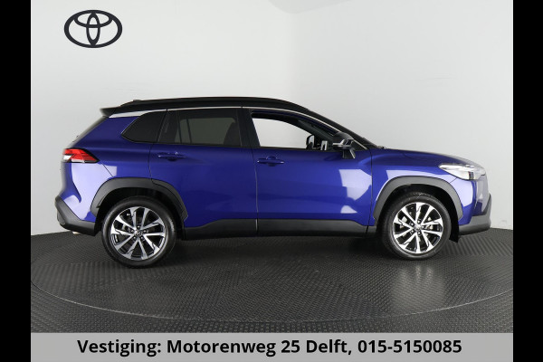 Toyota Corolla Cross HYBRID 200 STYLE-PACK BI-TONE PANORAMADAK 1e EIG.BIJNA 2024.GARANTIE 10-2033.BSM.PDC V+A. STUUR+STOELVERWARMING.ETC ETC