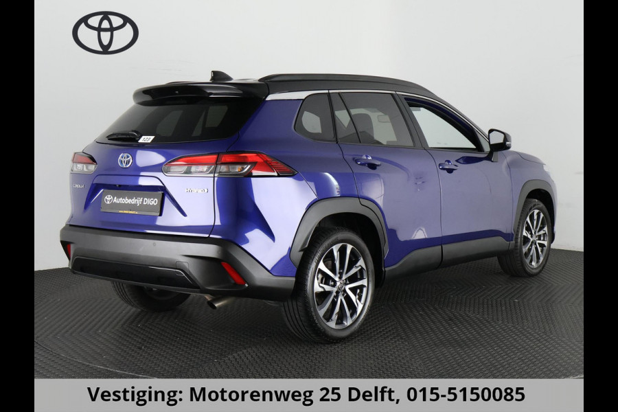 Toyota Corolla Cross HYBRID 200 STYLE-PACK BI-TONE PANORAMADAK 1e EIG.BIJNA 2024.GARANTIE 10-2033.BSM.PDC V+A. STUUR+STOELVERWARMING.ETC ETC