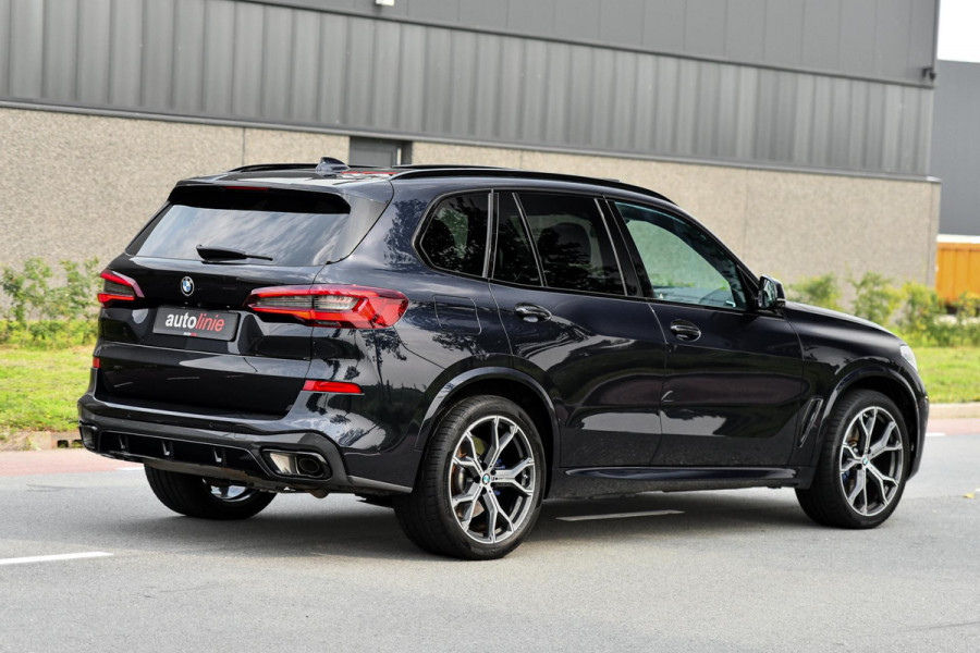 BMW X5 XDrive45e M-Sport. Aero, Luchtv, Pano, 360, HUD, ACC, Keyless, Trekhaak, H/K, Leder, Sfeer, 21'' CarPlay!