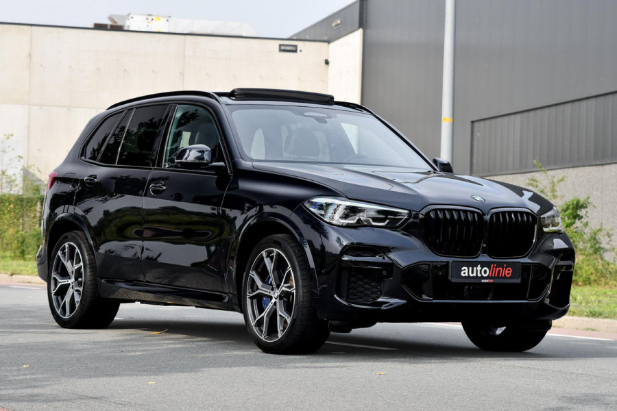 BMW X5 XDrive45e M-Sport. Aero, Luchtv, Pano, 360, HUD, ACC, Keyless, Trekhaak, H/K, Leder, Sfeer, 21'' CarPlay!
