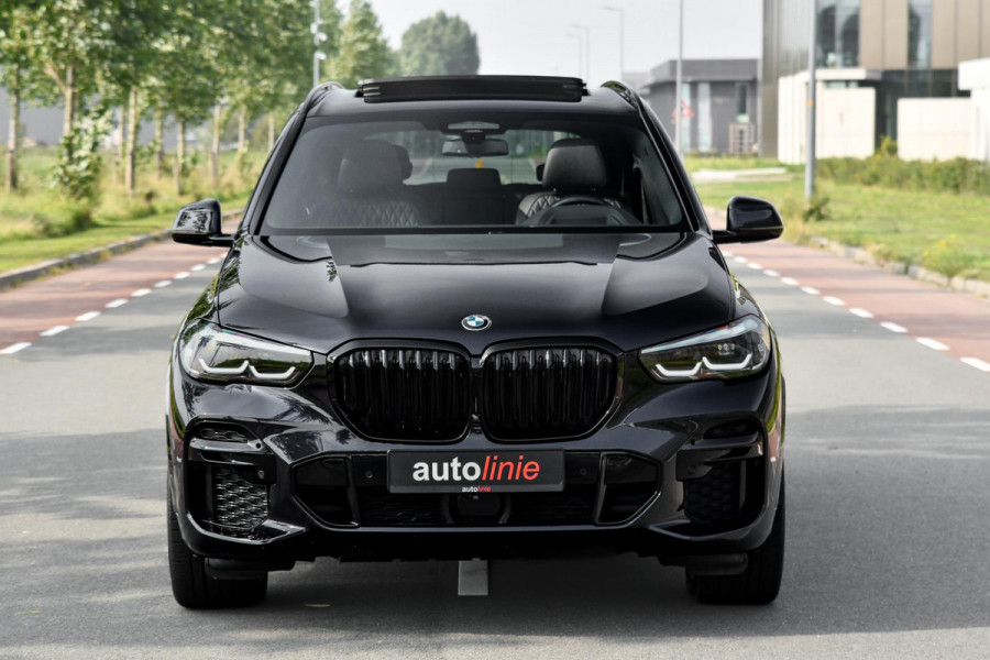 BMW X5 XDrive45e M-Sport. Aero, Luchtv, Pano, 360, HUD, ACC, Keyless, Trekhaak, H/K, Leder, Sfeer, 21'' CarPlay!