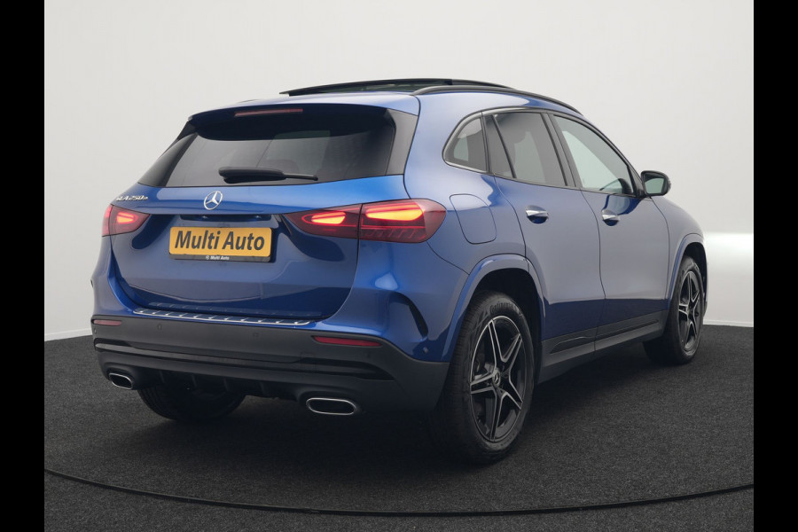 Mercedes-Benz GLA 250 e AMG Line Plug In Hybrid Facelift Night 218pk PHEV | Panodak | Adaptive Cruise | Burmester | 360 Camera | Alcantara Sportstoelen | Widescreen Navi | Keyless | Sfeerverlichting |