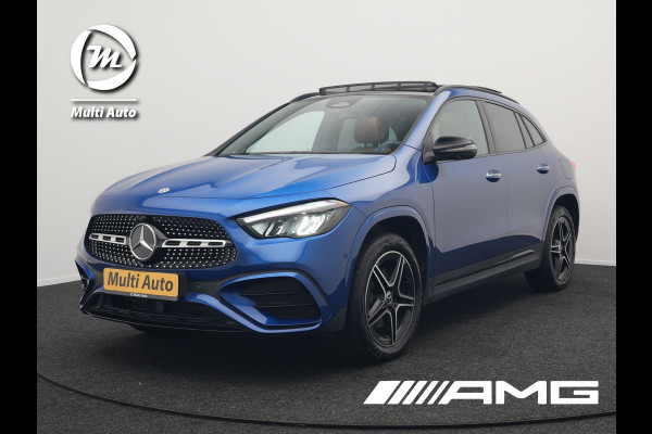 Mercedes-Benz GLA 250 e AMG Line Plug In Hybrid Facelift Night 218pk PHEV | Panodak | Adaptive Cruise | Burmester | 360 Camera | Alcantara Sportstoelen | Widescreen Navi | Keyless | Sfeerverlichting |