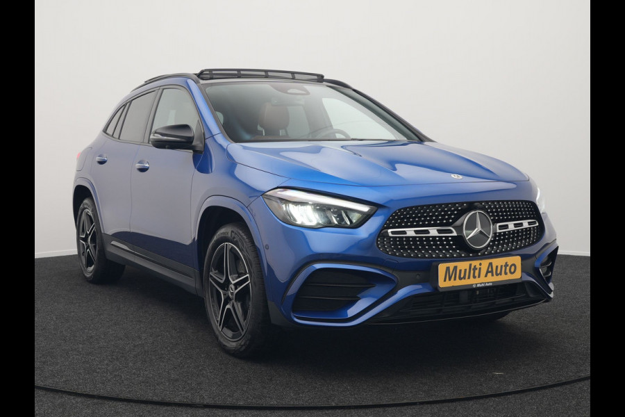 Mercedes-Benz GLA 250 e AMG Line Plug In Hybrid Facelift Night 218pk PHEV | Panodak | Adaptive Cruise | Burmester | 360 Camera | Alcantara Sportstoelen | Widescreen Navi | Keyless | Sfeerverlichting |