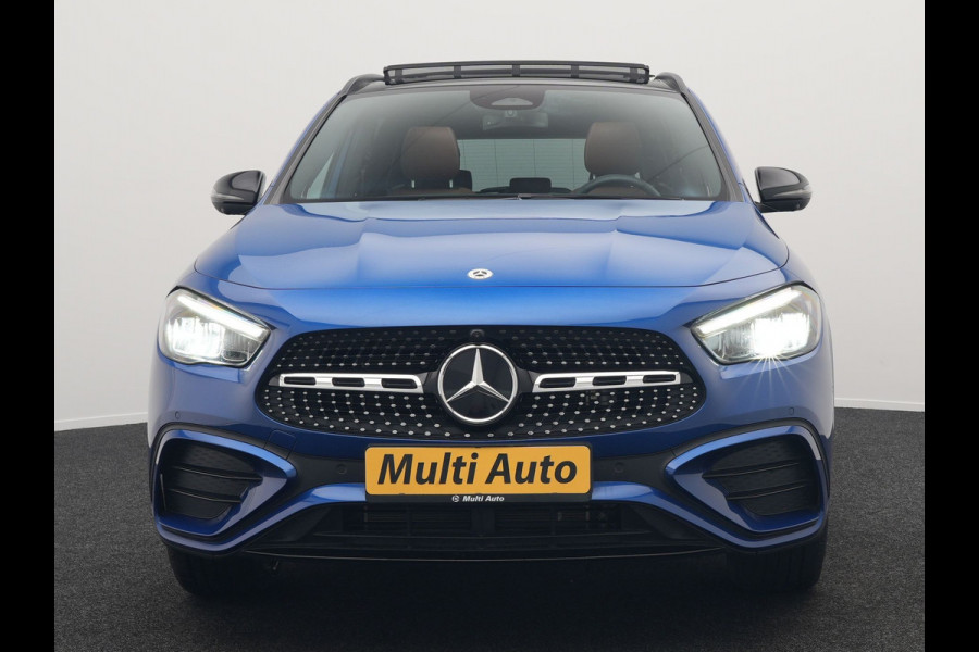 Mercedes-Benz GLA 250 e AMG Line Plug In Hybrid Facelift Night 218pk PHEV | Panodak | Adaptive Cruise | Burmester | 360 Camera | Alcantara Sportstoelen | Widescreen Navi | Keyless | Sfeerverlichting |