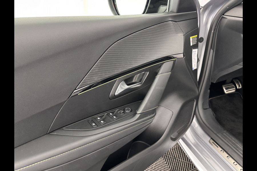 Peugeot e-208 EV GT-Line 350 50 kWh (INCL-BTW) *PANO | FULL-LED | DIGI-COCKPIT | BLINDSPOT | CAMERA | LEATHER-ALCANTARA | AMBIENT-LIGHT | NAVI-FULLMAP | LANE-ASSIST | KEYLESS | DAB | CCS-FASTLOADER | HEATED-SPORTSEATS | 17"ALU