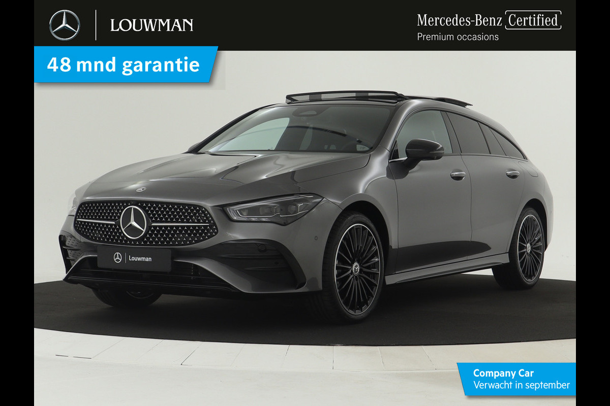 Mercedes-Benz CLA-Klasse Shooting Brake 250 e Star Edition AMG Line | Trekhaak | Nightpakket | Antidiefstalpakket GUARD 360° Plus | Parkeerpakket met 360°-camera | Multi spaaks lichtmetalen velgen | EASY PACK achterklep | KEYLESS GO-comfortpakket | Smartphone integratie |