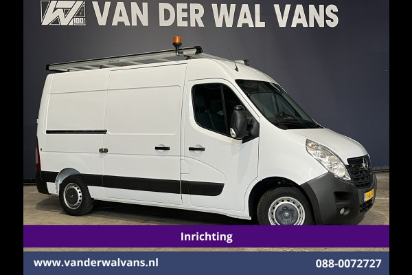 Opel Movano 2.3 CDTI 146pk L2H2 Inrichting Euro6 Airco | Imperiaal | Camera | Navigatie | Cruisecontrol | 2500kg Trekhaak Parkeersensoren, Bijrijdersbank